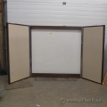Medium Maple 48 x 48 Enclosed Egan Magnetic Whiteboard